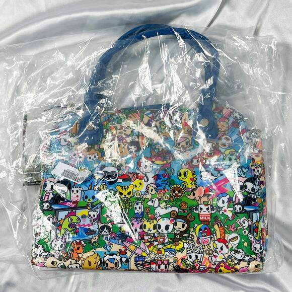 Tokidoki Summer Splash Beach Structured Handbag Bag Purse Stellina Sandy Kaiju - Picture 15 of 16